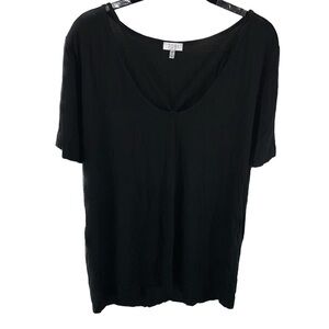 Tobi Shirt Strappy V-Neck Top Short Sleeve Pullover Flowy Oversized Top